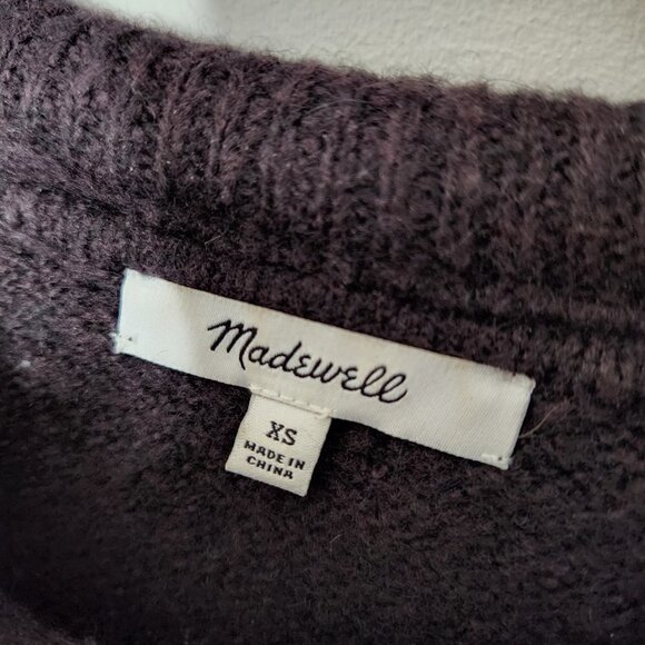 MADEWELL Fulton Puff Neck Trim Pullover Small - Picture 4 of 6